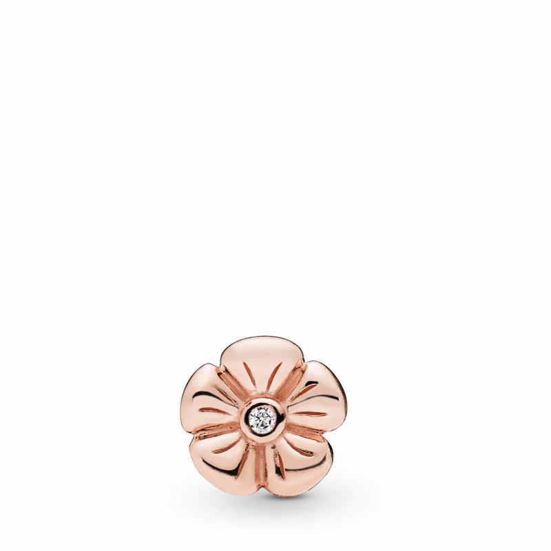 Pandora Australia Classic Flower Petite Charm - Pandora Rose™ | AUJRLH982